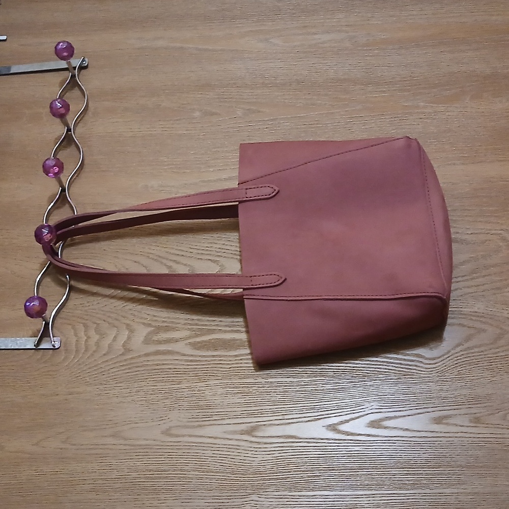 Portland Leather Juliette Bag In Foxglove Color Like New! Lovely! - Picture 2 of 11
